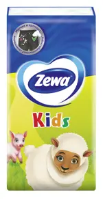 Zewa Kids платки носовые бумажные, 100 шт, 10х10 фото 2