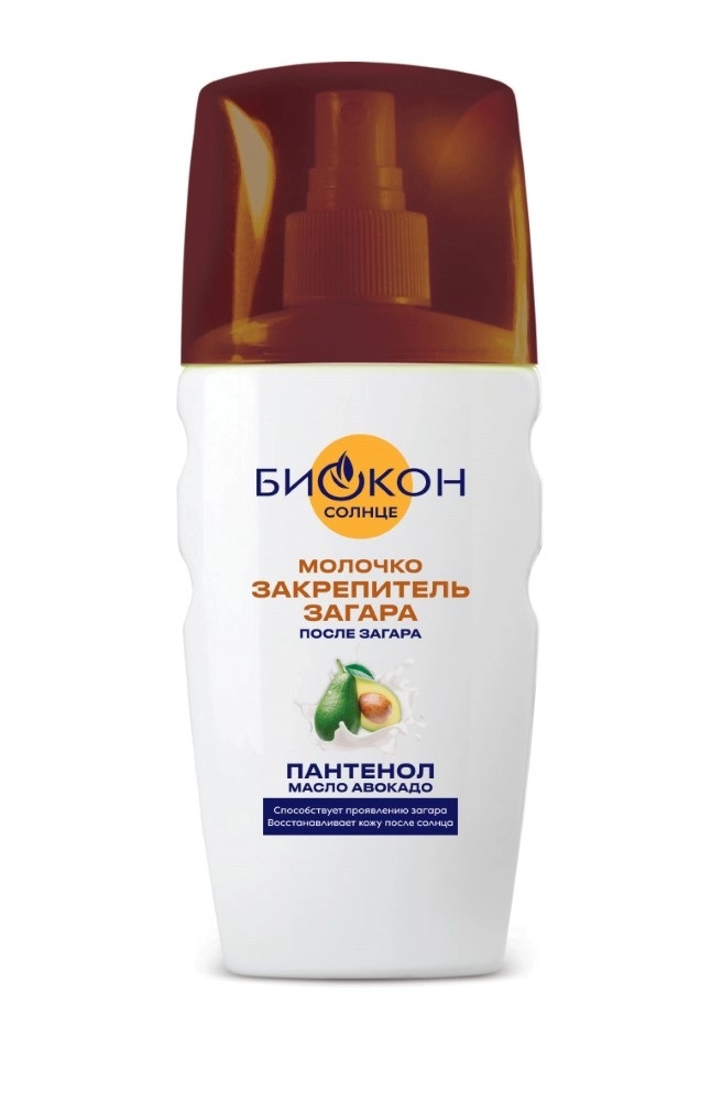 Биокон Молочко-закрепитель загара, молочко, 160 мл, 1 шт, пантенол и масло авокадо фото