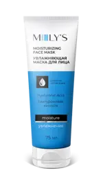 Молис маска для лица увлажняющая, маска для лица, 75 мл, 1 шт. фото