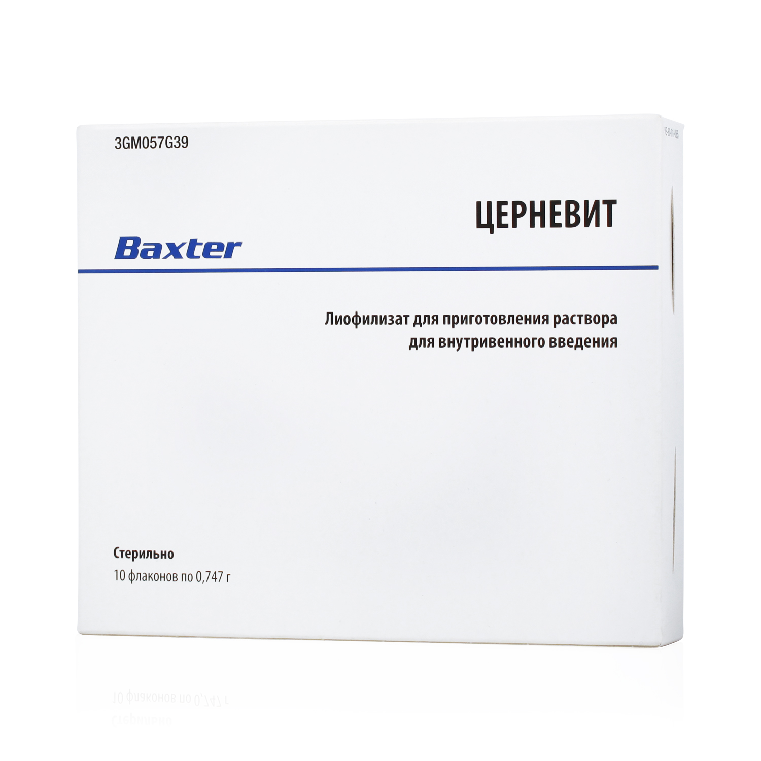 Церневит, 0.747 г, лиофилизат для приготовления раствора для внутривенного введения, 0.75 г, 10 шт. фото