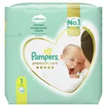 Pampers Premium Care Подгузники детские, р. 1, 20 шт, 2-5 кг фото