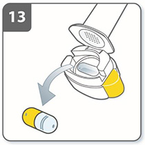 Инструкция по применению Ультибро Бризхалер, 50 мкг+110 мкг, капсулы с порошком для ингаляций, в комплекте с ингалятором Бризхалер, 30 шт. - схема 14