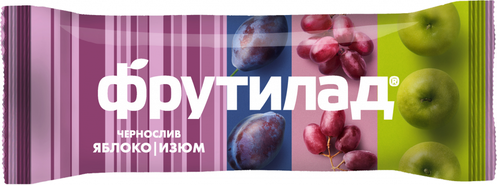 Фрутилад, батончик, 30 г, 1 шт, чернослив фото