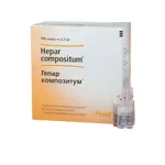 Гепар композитум, раствор для внутримышечного и подкожного введения гомеопатический, 2.2 мл, 100 шт. фото 
