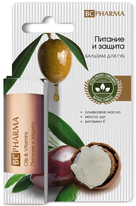 BC Бальзам для губ Питание и защита, бальзам для губ, 4.1 г, 1 шт. фото