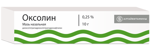 Оксолин, 0.25%, мазь назальная, 10 г, 1 шт. фото