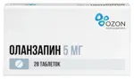 Оланзапин, 5 мг, таблетки, диспергируемые в полости рта, 28 шт. фото 