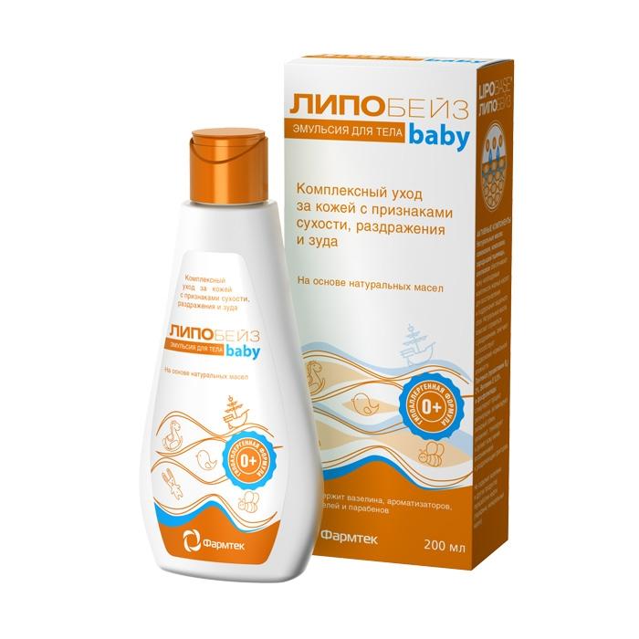 Липобейз Бэби эмульсия для тела, эмульсия, 200 мл, 1 шт. фото