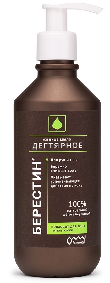 Берестин дегтярное жидкое мыло, мыло, 300 мл, 1 шт. фото