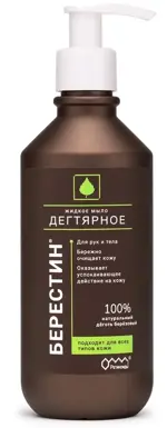 Берестин дегтярное жидкое мыло, мыло, 300 мл, 1 шт. фото