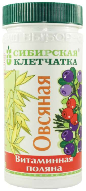 Сибирская клетчатка Витаминная поляна, порошок, 170 г, 1 шт. фото