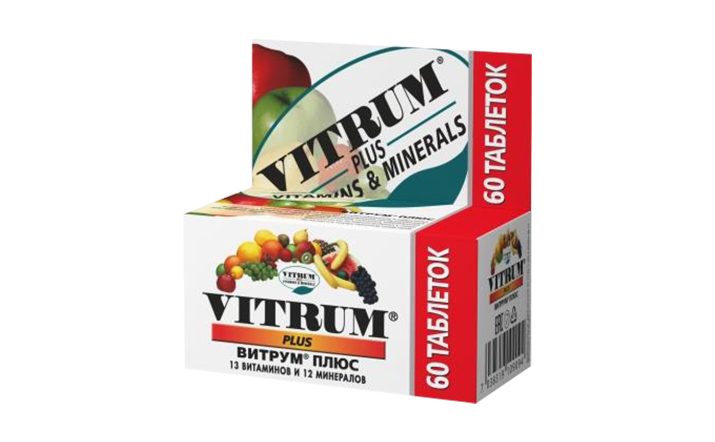 Витрум Плюс, таблетки, покрытые оболочкой, 60 шт. фото
