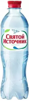 Святой источник Вода питьевая, 0.5 л, 1 шт, газированная фото