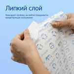 Joonies Пеленки одноразовые с липким слоем, 60 см x 45 см, 10 шт. фото 3