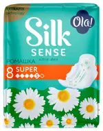 Ola Silk Sense ultra deo super Прокладки ромашка, 8 шт, ароматизированные фото