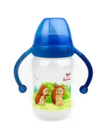 Бусинка поильник-непроливайка с силиконовым носиком и ручками, 270 мл, 1 шт, арт. 1922 фото