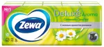 Zewa Deluxe платки носовые бумажные, 100 шт, с ромашкой, 10х10 фото 2