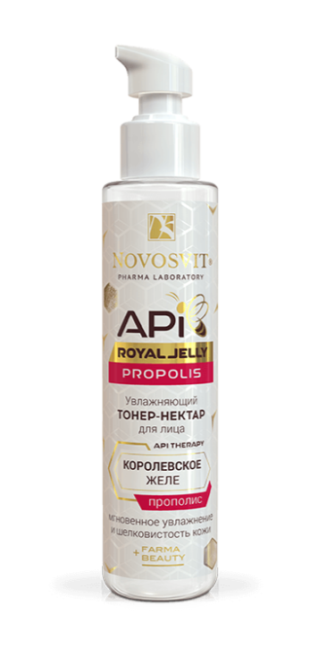 Novosvit ROYAL JELLY Увлажняющий тонер-нектар для лица PROPOLIS, 100 мл, 1 шт. фото