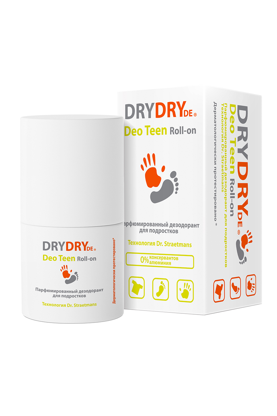 Dry Dry de Deo Teen Дезодорант для подростков, антиперспирант ролик, 50 мл, 1 шт. фото