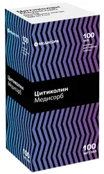 Цитиколин Медисорб, 100 мг/мл, раствор для приема внутрь, 100 мл, 1 шт. фото