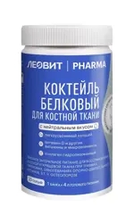 Леовит pharma коктейль белковый для костной ткани, порошок, 400 г, 1 шт, с нейтральным вкусом фото
