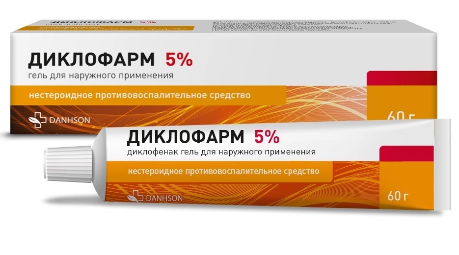Диклофарм, 5 %, гель для наружного применения, 60 г, 1 шт. фото