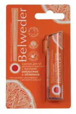Belweder Бальзам для губ питательно - защитный с масломи апельсина и облепихи, бальзам для губ, 4 г, 1 шт. фото