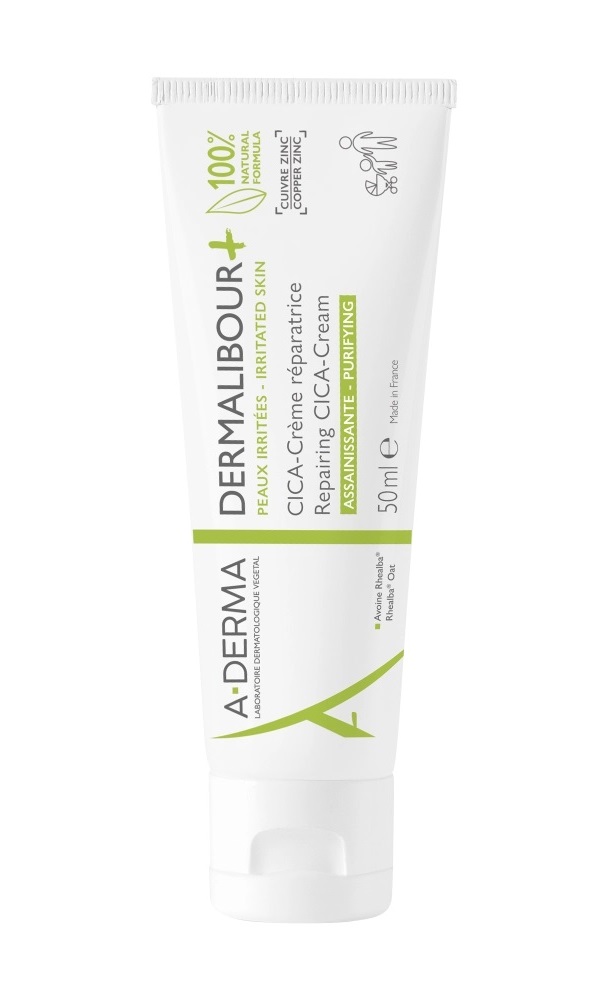 A-derma Dermalibour + Сica Крем восстанавливающий, крем для тела, 50 мл, 1 шт. фото