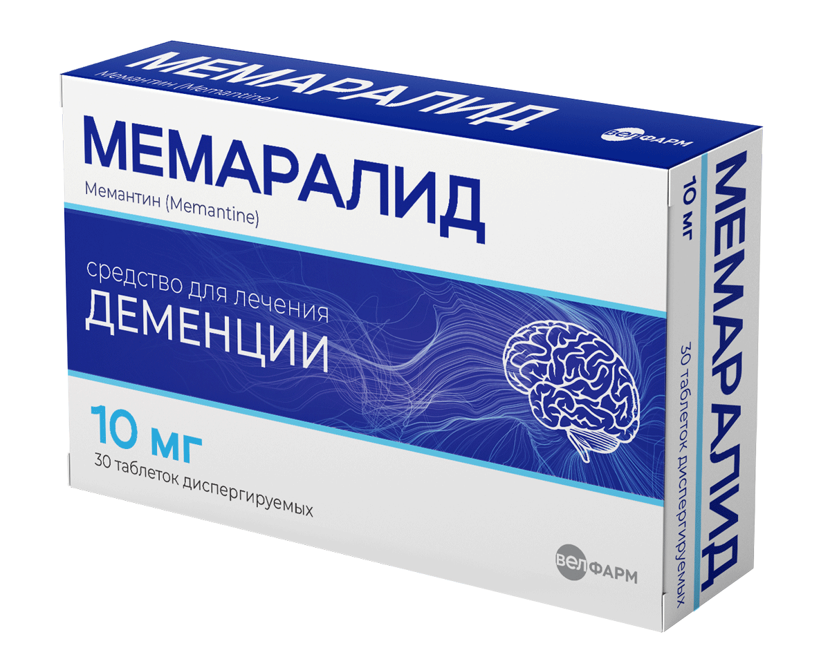 Мемаралид, 10 мг, таблетки диспергируемые, 30 шт. фото
