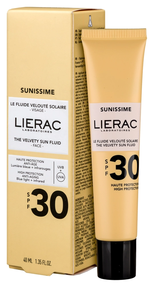 Lierac Sunissime Эмульсия солнцезащитная для лица бархатистая, 40 мл, 1 шт, SPF 30 фото