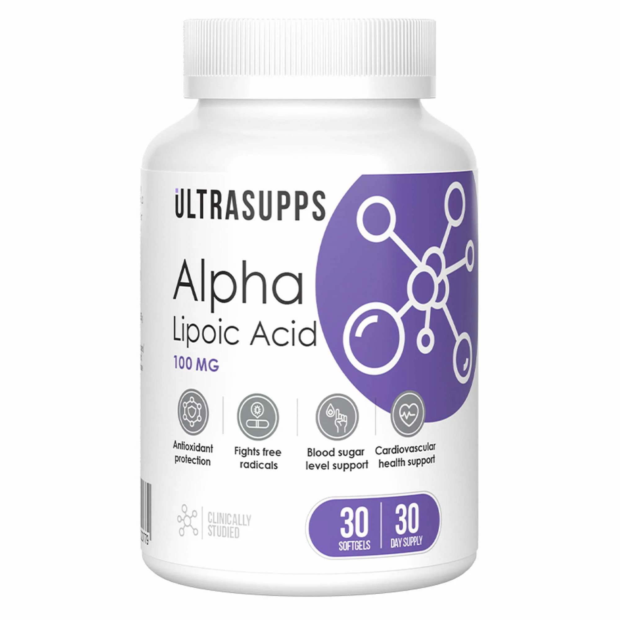 Ультрасаппс Альфа-липоевая кислота, капсулы, 30 шт. фото