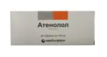 Атенолол, 100 мг, таблетки, 30 шт. фото 