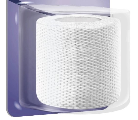 Luxsan Бинт эластичный самофиксирующийся на полипропиленовой основе, 4 см х 4 м, бинт эластичный, 1 шт, белый фото