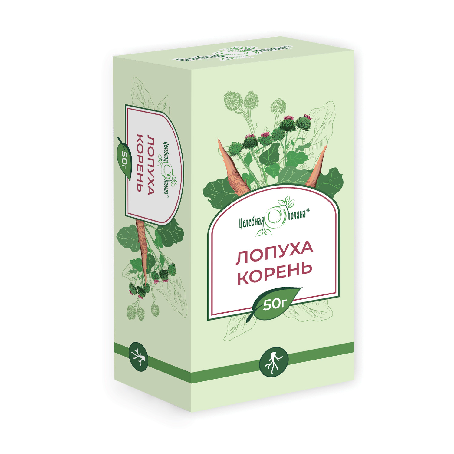 Целебная поляна Лопуха корень, сырье растительное, 50 г, 1 шт. фото
