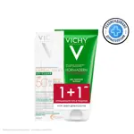 Vichy Capital Soleil солнцезащитный флюид UV-clear SPF 50 40 мл + очищающий гель 50 мл, набор, 1 шт. фото
