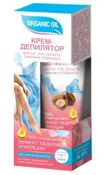 Organic Oil крем-депилятор для чувствительной кожи, крем-депилятор, 100 мл, 1 шт. фото