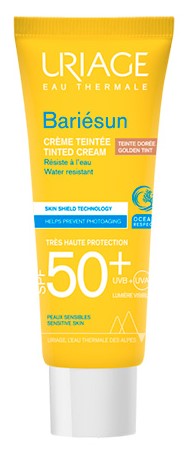 Uriage Bariesun, крем солнцезащитный, 50 мл, 1 шт, тональный SPF50+ золотистый фото