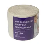 Baltic Medical Бинт медицинский эластичный, 8 см х 5 м, 1 шт, высокой растяжимости фото 2