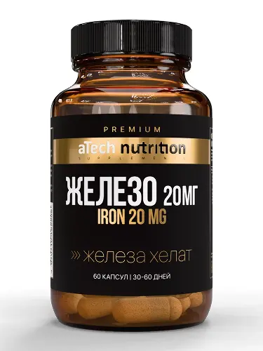Atech nutrition Железо, капсулы, 60 шт. фото