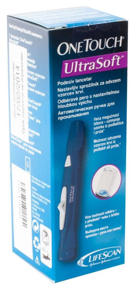 OneTouch UltraSoft, ручка для прокалывания, 1 шт. фото