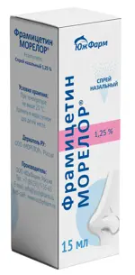 Фрамицетин Морелор, 1.25 %, спрей назальный, 15 мл, 1 шт. фото