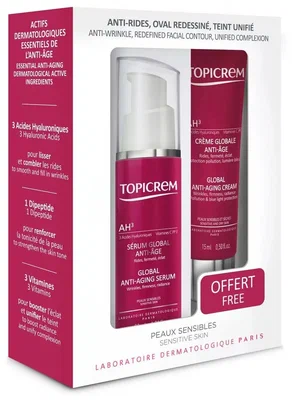 Topicrem АНЗ Сыворотка антивозрастная 30 мл + крем 15 мл, набор, 1 шт. фото