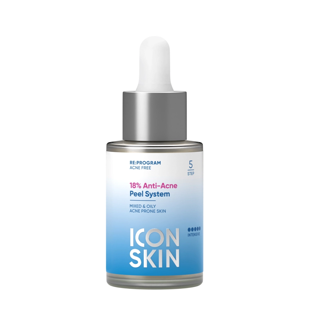 Icon skin пилинг для проблемной кожи 18%, пилинг для лица, 30 мл, 1 шт. фото