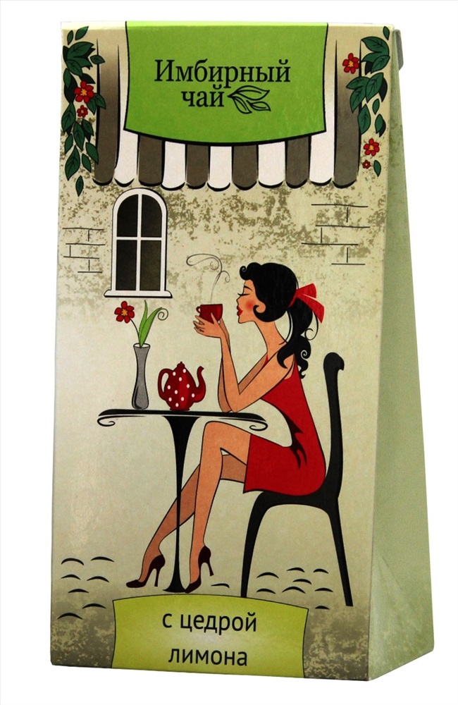 Имбирный чай с лимоном, чай, 1.5 г, 20 шт. фото