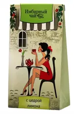 Имбирный чай с лимоном, чай, 1.5 г, 20 шт. фото