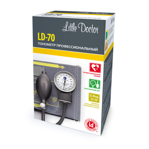 Little Doctor Тонометр механический LD-70, 1 шт, с манжетой 25-36 см фото