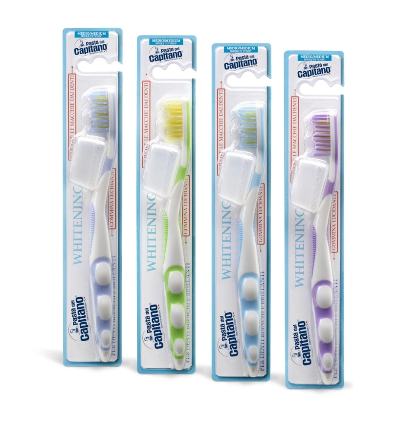 Pasta del Capitano Зубная щетка whitening soft, 1 шт, мягкая фото