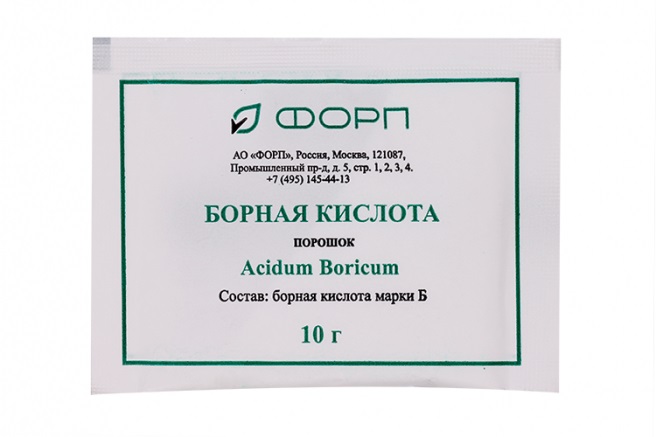 Борная кислота, порошок для наружного применения, 10 г, 1 шт. фото