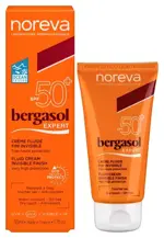 Noreva Bergasol эксперт крем легкий солнцезащитный, крем, 50 мл, 1 шт, SPF 50+ фото