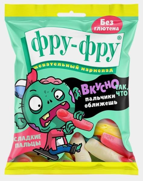 Фру-Фру Мармелад Сладкие пальцы, мармелад жевательный, 80 г, 1 шт. фото